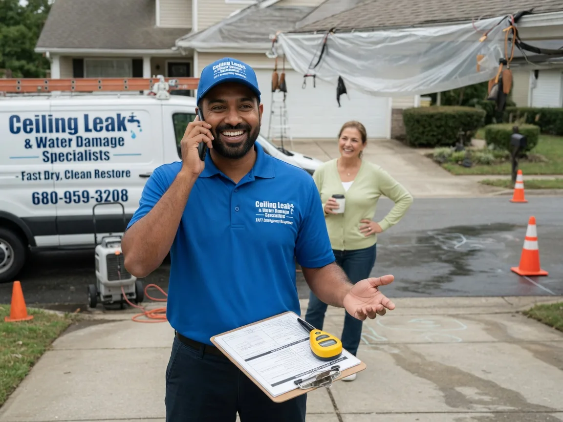 Ceiling Leak Cleanup Clarksville, OH FAQs